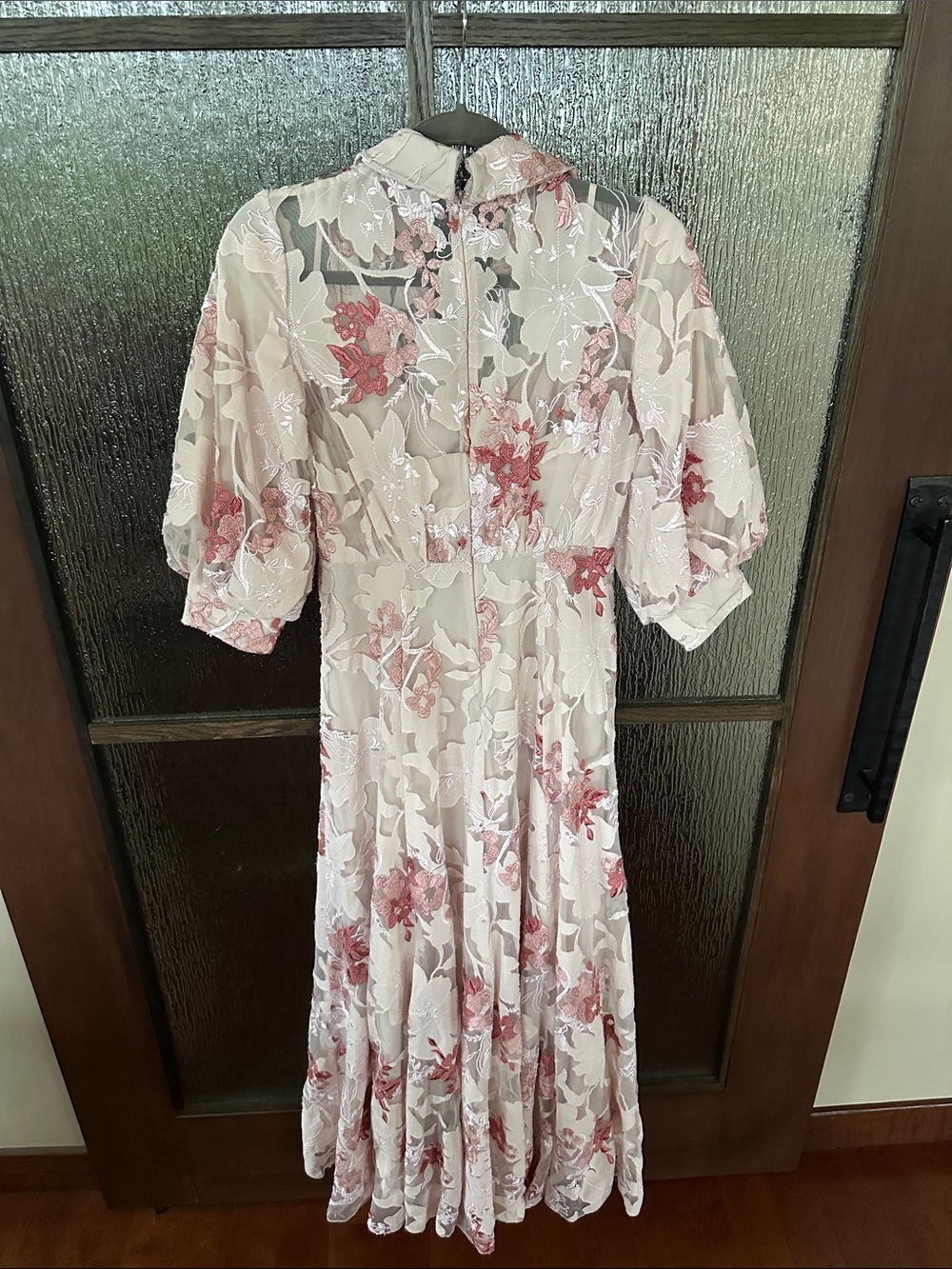 Badgley Mischka Lace Applique Shirt Dress size 2. - Picture 13 of 15